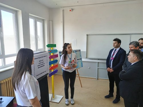 KAYMAKAM DURU TUBITAK BILIM FUARI AÇILIŞINI GERÇEKLEŞTİRDİ.